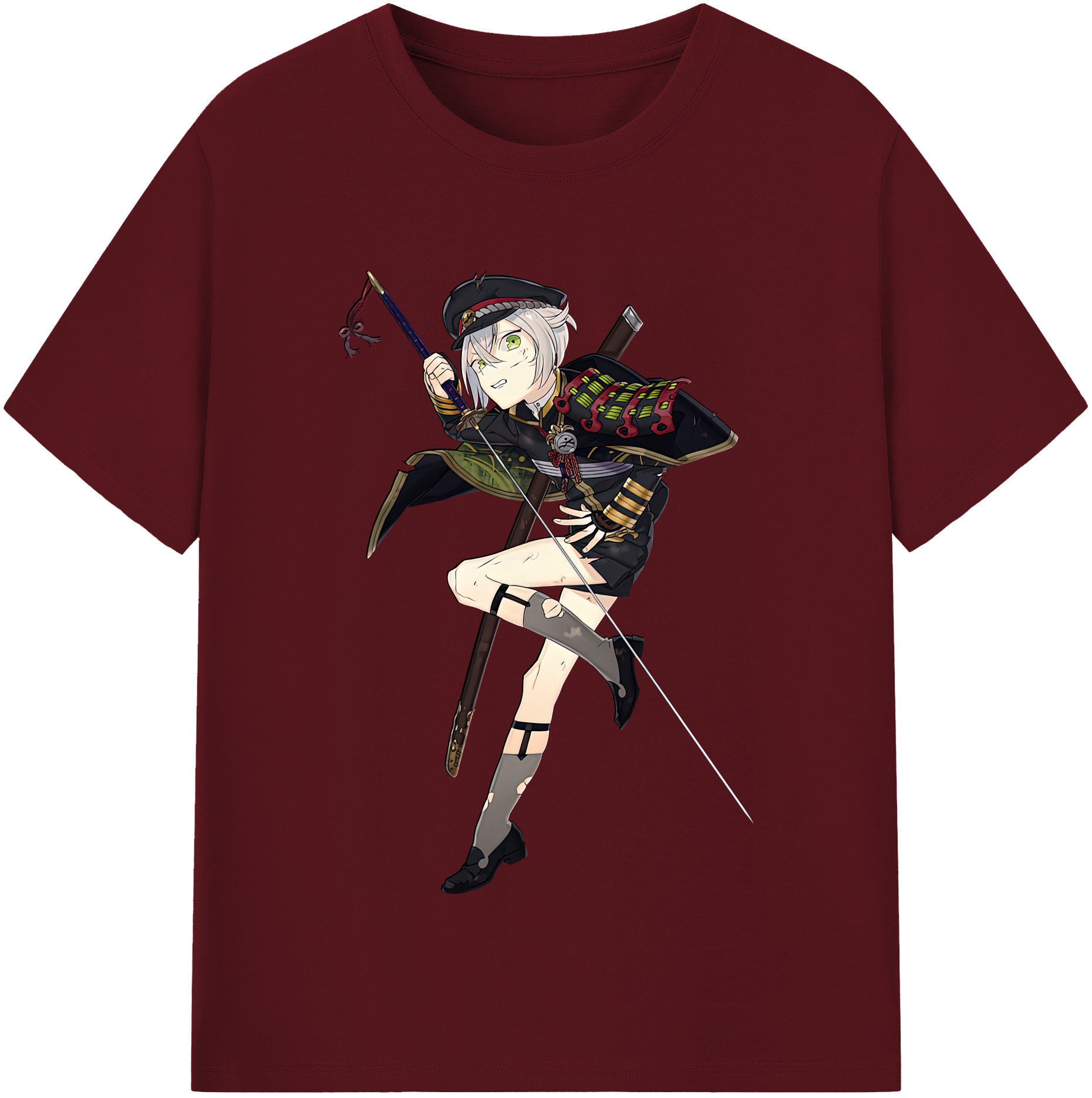 （画像用） 刀剣乱舞 Touken Ranbu 綿100％半袖Tシャツ（フロントプリント）